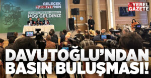 Gelecek Partisi Genel Başkanı Prof. Dr. Ahmet Davutoğlu, partisinin İstanbul