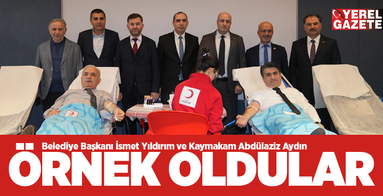 Kızılay, Ümraniye Belediyesi’nde kan bağışı kampanyası düzenledi. Başkan İsmet Yıldırım