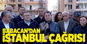 DEVA Partisi Genel Başkanı Ali Babacan, Cumhurbaşkanı Erdoğan’ı Kanal İstanbul’dan