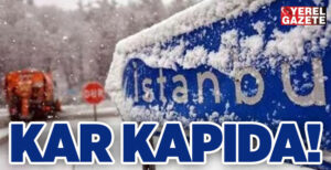Pazar günü sabah saatlerinden itibaren Sibirya kökenli soğuk bir havanın