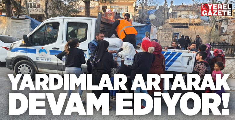 Ümraniye Belediyesi Zabıta Müdürlüğü ekipleri Kahramanmaraş Onikişubat’taki Kale Mahallesi ve