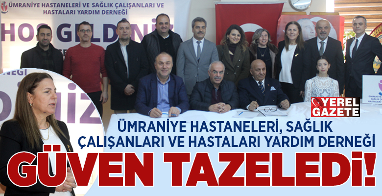 Deprem nedeniyle ertelenen genel kurulunu gerçekleştiren Ümraniye Hastaneleri, Sağlık Çalışanları