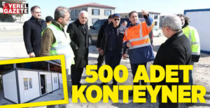 Ümraniye Belediyesi, Kahramanmaraş Onikişubat’a 500 ailenin barınabileceği bir konteyner kent