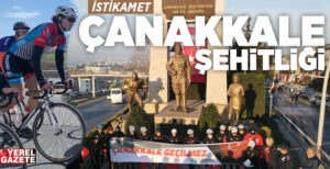 100 BİSİKLETLİ ÇANAKKALE’Yİ GEÇİLMEZ YAPAN ŞEHİTLERİMİZ ANISINA YOLA ÇIKTI..