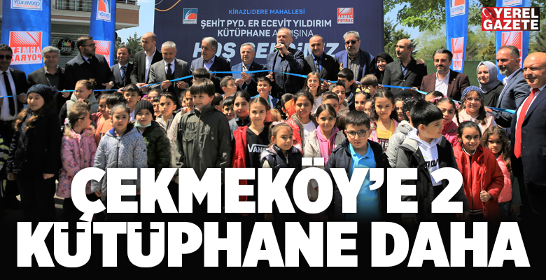 Çekmeköy Belediyesi’nin her mahalleye en az bir kütüphane hedefiyle başlattığı