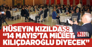 Ramazan ayı vesilesiyle düzenlediği iftar programında Millet İttifakı temsilcileri, milletvekili