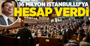 İBB Başkanı ve Millet İttifakı’nın Cumhurbaşkanı Yardımcısı adayı Ekrem İmamoğlu,