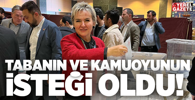 İYİ Parti İstanbul 1. Bölge Milletvekili Aday Adayı Nimet Özdemir,