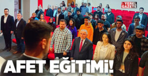 Tokat İli Dernekler Federasyonu TOKDEF Gençlik Kolları tarafından düzenlenen ‘Afet