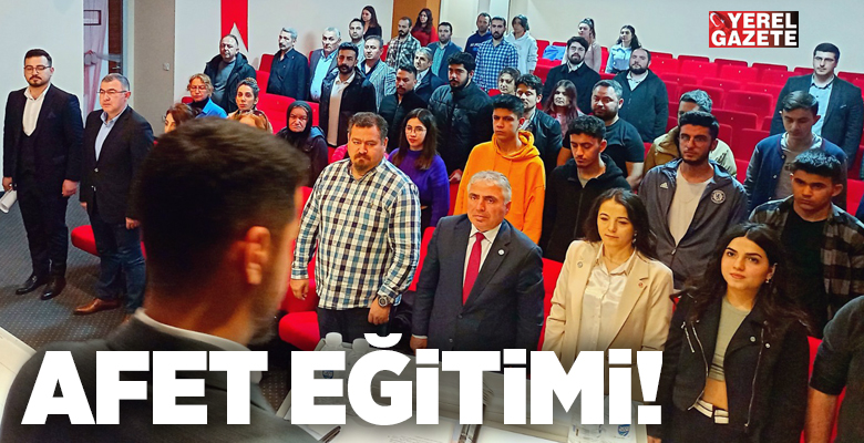 Tokat İli Dernekler Federasyonu TOKDEF Gençlik Kolları tarafından düzenlenen ‘Afet