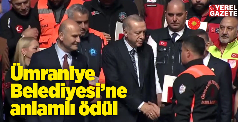 Ümraniye Belediyesi Sivil Savunma Arama Kurtarma Amiri Ayhan Hayta’ya Kahramanmaraş