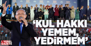 14 Mayıs’a sayılı gün kala ikinci büyük mitingini gerçekleştiren Millet