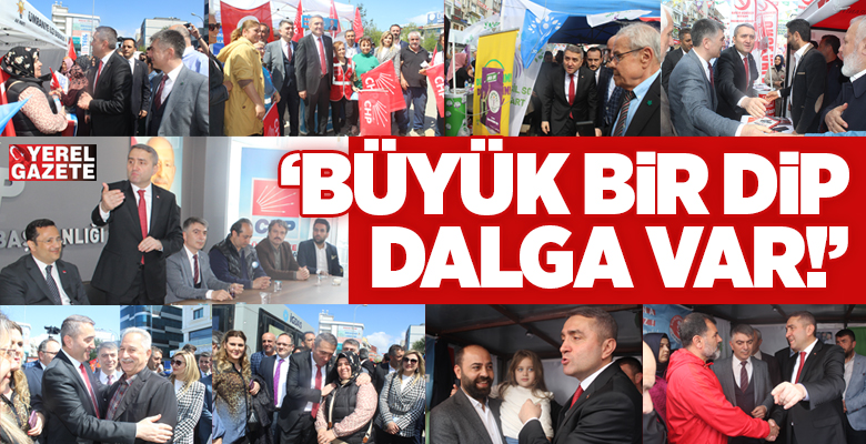 Gelecek Partisi İlçe Başkanlığı’nın Ümraniye’deki seçim çalışmalarına katılan CHP İstanbul