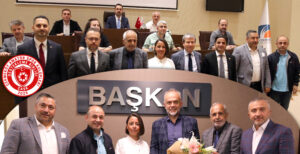 İlçenin yerel yöneticilerini ziyaret ederek spora ve sporcuya ilişkin istişarelerde