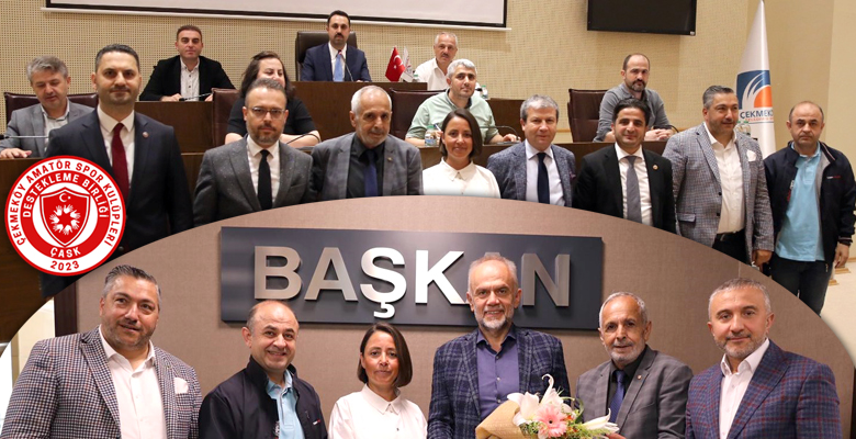 İlçenin yerel yöneticilerini ziyaret ederek spora ve sporcuya ilişkin istişarelerde