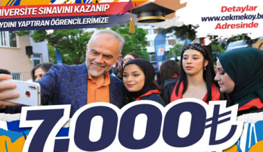 ÇEKMEKÖYLÜ GENÇLERE 7 BİN TL EĞİTİM DESTEĞİ..