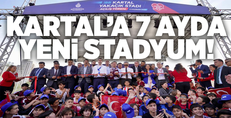 İBB, Kartal Yakacık’taki toprak sahayı 7 ayda yenileyerek, 20 amatör