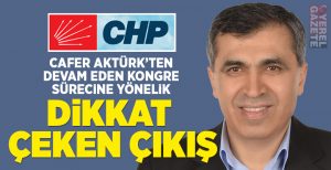 “ÜLKENİN TEK ÇIKAR YOLU CHP’NİN BAŞARISI İÇİN KENETLENMELİYİZ..”