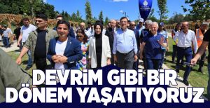 İBB Başkanı Ekrem İmamoğlu, İSKİ tarafından ıslah edilen ve Yaşam
