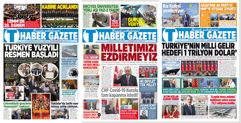 Türkiye’nin bağımsız ve tarafsız gazetesi T-Haber, güçlü kadrosu, dopdolu içeriği,