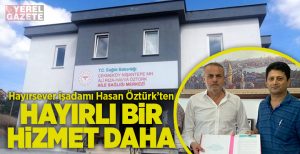 Çekmeköy’de hayırsever iş adamlarımızdan Hasan Öztürk’ün Nişantepe Mahallesi’nde yaptırmış olduğu