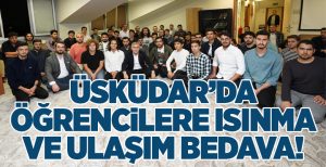 Üsküdar Belediyesi, üniversite öğrencilerine doğalgaz ve ulaşım desteğine devam ediyor.