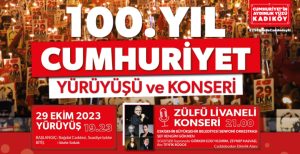 Kadıköy Belediyesi, Cumhuriyetimizin 100. yılında Bağdat Caddesi’nde Büyük Cumhuriyet Yürüyüşü