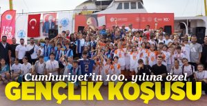 Tuzla’da 29 Ekim Cumhuriyet Bayramı 100’üncü yıl özel koşusu düzenlendi.