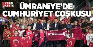Ümraniye Belediyesi Cumhuriyetin 100. Yılında binlerce vatandaşın katılımıyla Alemdağ caddesinde