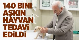 Son dört yılda 140 binden fazla sokak hayvanını tedavi ederek