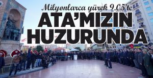 Türkiye Cumhuriyeti’nin kurucusu, Ulu Önder Mustafa Kemal Atatürk, ölümünün 85.