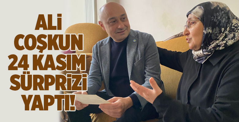 İYİ Parti Ataşehir Belediye Başkan Adayı Ali Coşkun, 24 Kasım