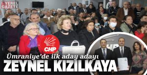Cumhuriyet Halk Partisi’nde yerel seçim yoğunluğu devam ediyor. Ümraniye’de iddialı