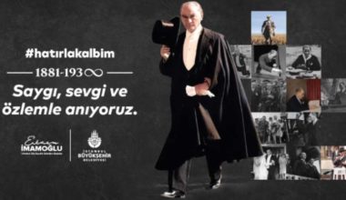 ATATÜRK’ÜMÜZÜ ÖZLEM, ŞÜKRAN VE MİNNETLE ANACAĞIZ..