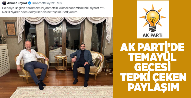 Ak Parti Çekmeköy Teşkilatı’nda temayül gecesinde Belediye Başkanı Ahmet Poyraz