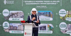 Ümraniye Belediye Başkanı İsmet Yıldırım, tamamlandığında 2 bin 400 kişinin