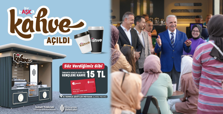 Ümraniye Belediye Başkanı İsmet Yıldırım’ın gençlere verdiği ‘indirimli kahve’ sözü