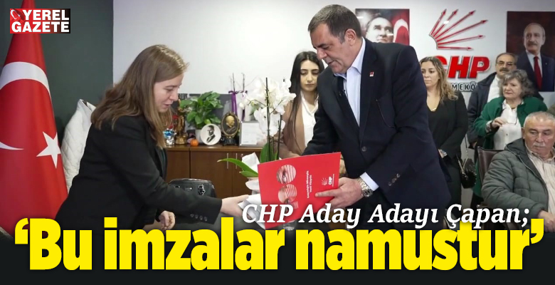 Cumhuriyet Halk Partisi Çekmeköy Belediye Başkan Aday Adayı Çetin Çapan,