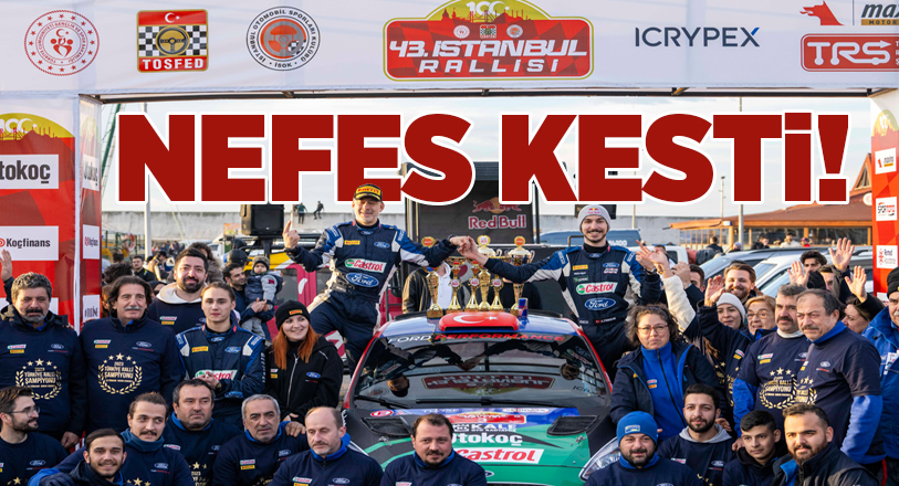 Türkiye Ralli Şampiyonası’nın son ayağı İstanbul Rallisi’ni kazanan Red Bull