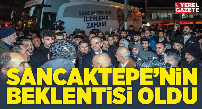 Sancaktepe halkının beklentisi gerçekleşti. CHP’nin belediye başkan adayı Alper Yeğin