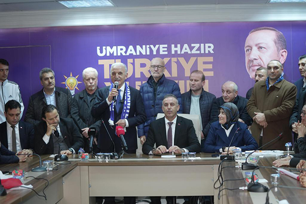 Cumhurbaşkanı Recep Tayyip Erdoğan’ın katılımıyla Haliç Kongre Merkezi’nde gerçekleşen AK