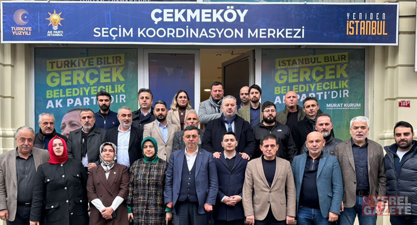 31 Mart’a geri sayım sürerken Çekmeköy’de Seçim Koordinasyon Merkezi’nin organizasyonunda