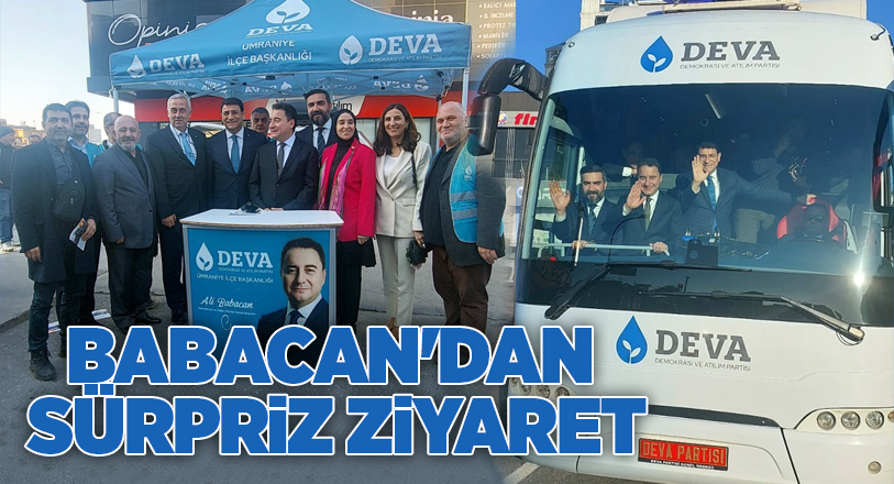Partisinin Ataşehir’de düzenlenen belediye başkan adayları tanıtım toplantısı sonrası sürpriz