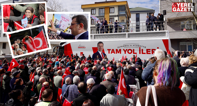 İBB Başkanı Ekrem İmamoğlu, Çekmeköy Belediye Başkan adayı Orhan Çerkez