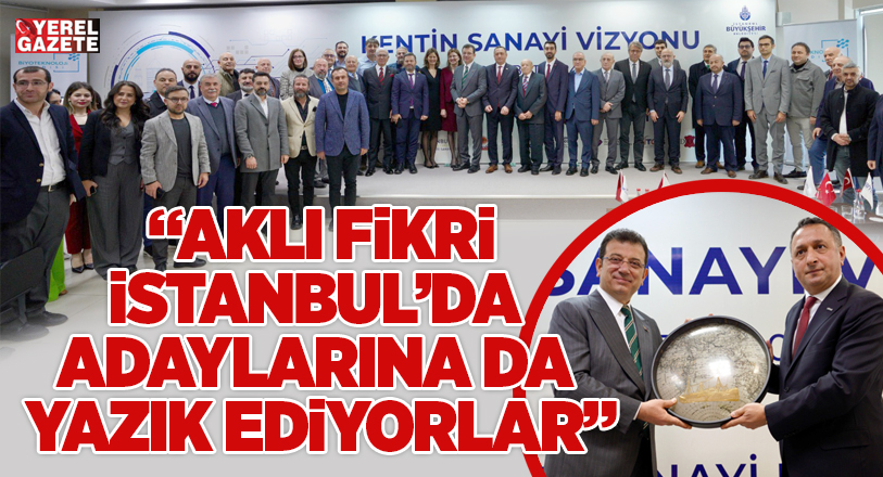 İBB Başkanı Ekrem İmamoğlu, ‘İstanbul Sanayi Platformu’ tarafından düzenlenen, ‘Kentin