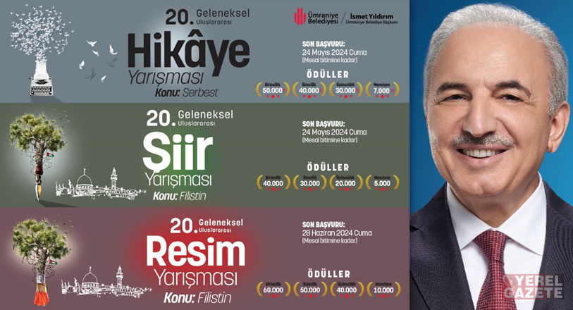 Ümraniye Belediyesi 20. geleneksel resim, hikaye ve şiir yarışmaları başladı..