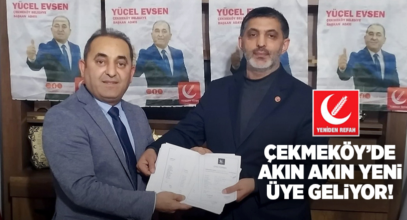 Yalçınkaya, yüzlerce kişilik yeni üye formunu teslim etti..