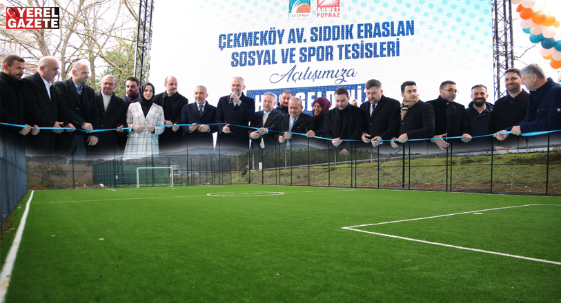 Çekmeköy Belediyesi’nin Mimar Sinan Mahallesi’nde tamamladığı Av. Sıddık Eraslan Sosyal
