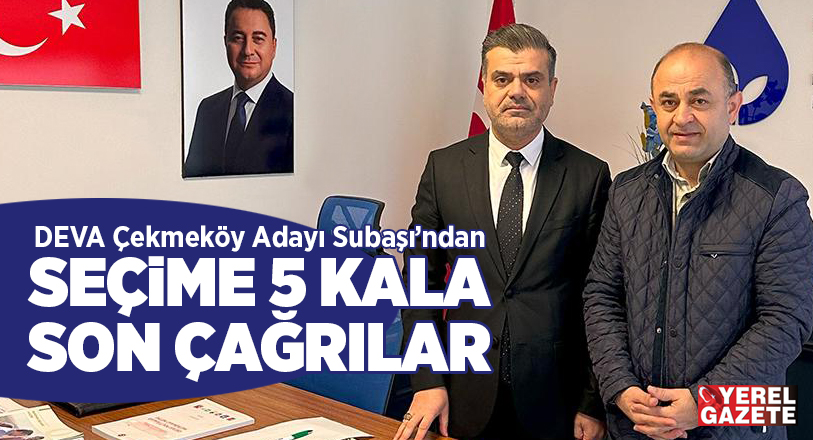 Çekmeköy’de 31 Mart seçimlerine genç ve dinamik aday İbrahim Subaşı