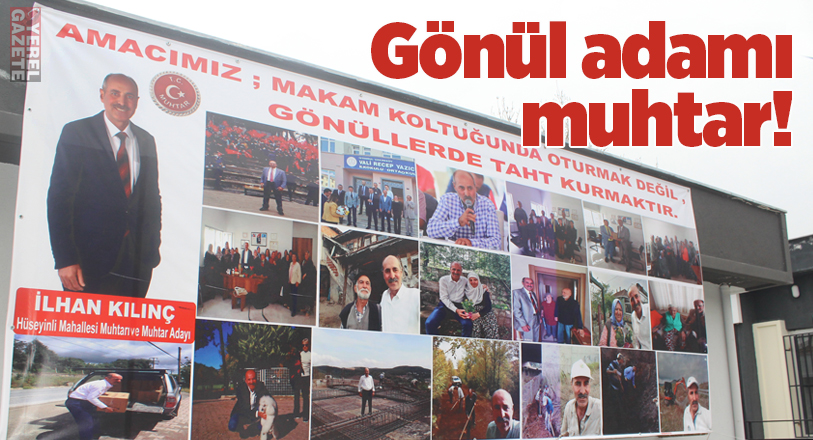 Çekmeköy’ün en küçük ama en şirin mahallesi Hüseyinli’de çalışkan muhtar